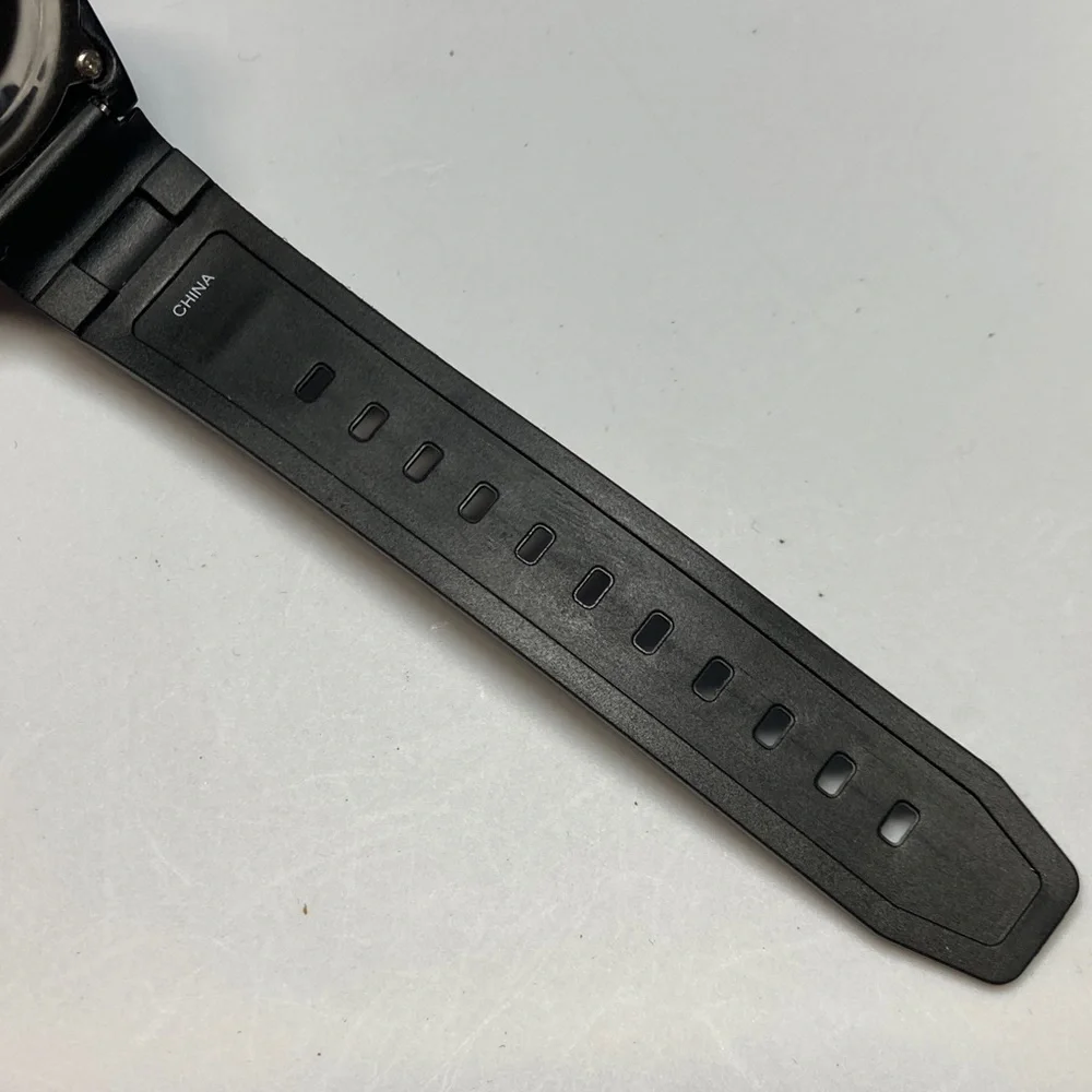 WF-976/21006 talking vintage watch, new battery, rubber strap, retro digital